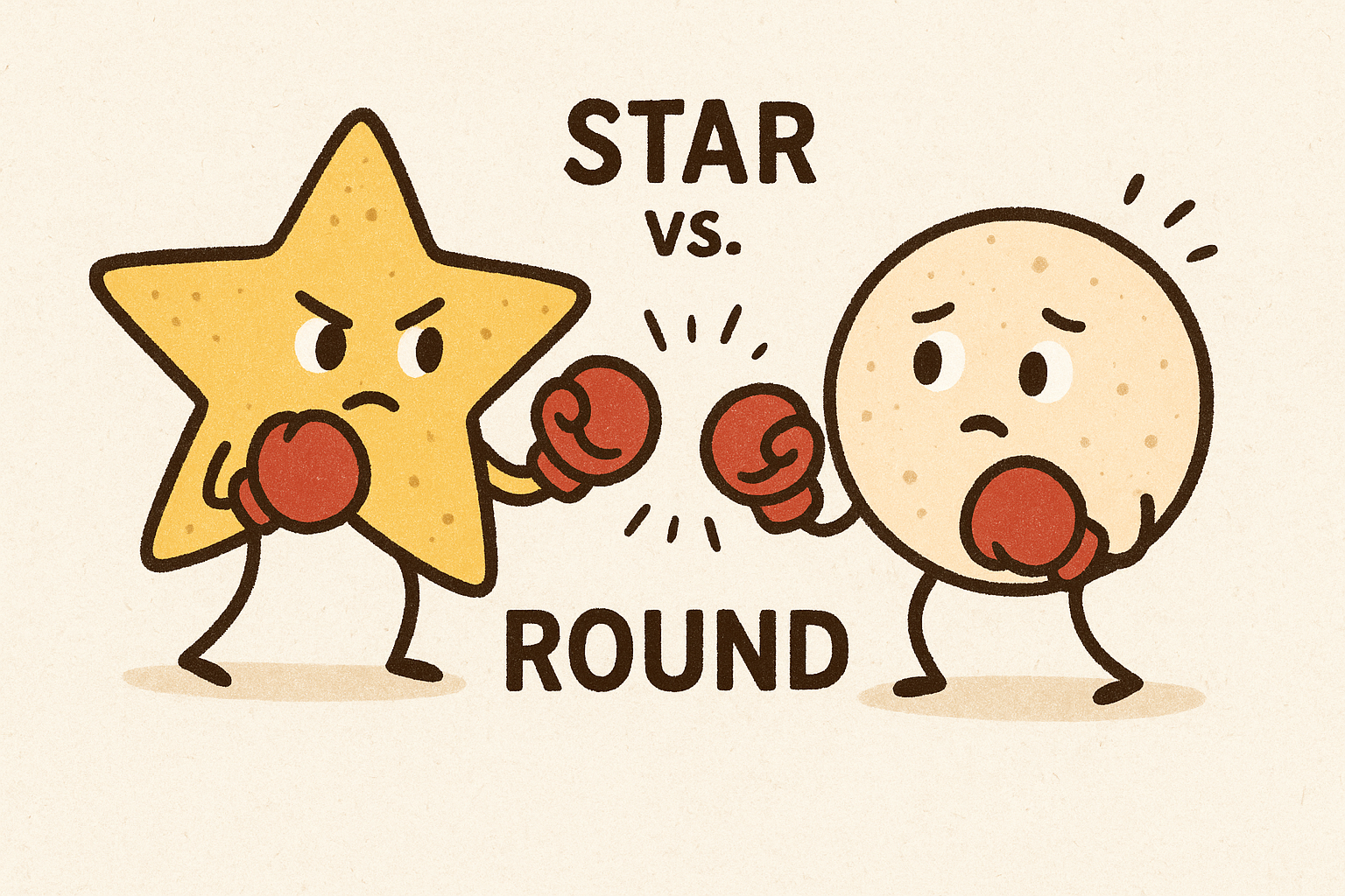 Star Pimple Patch vs Round Transparent Patch