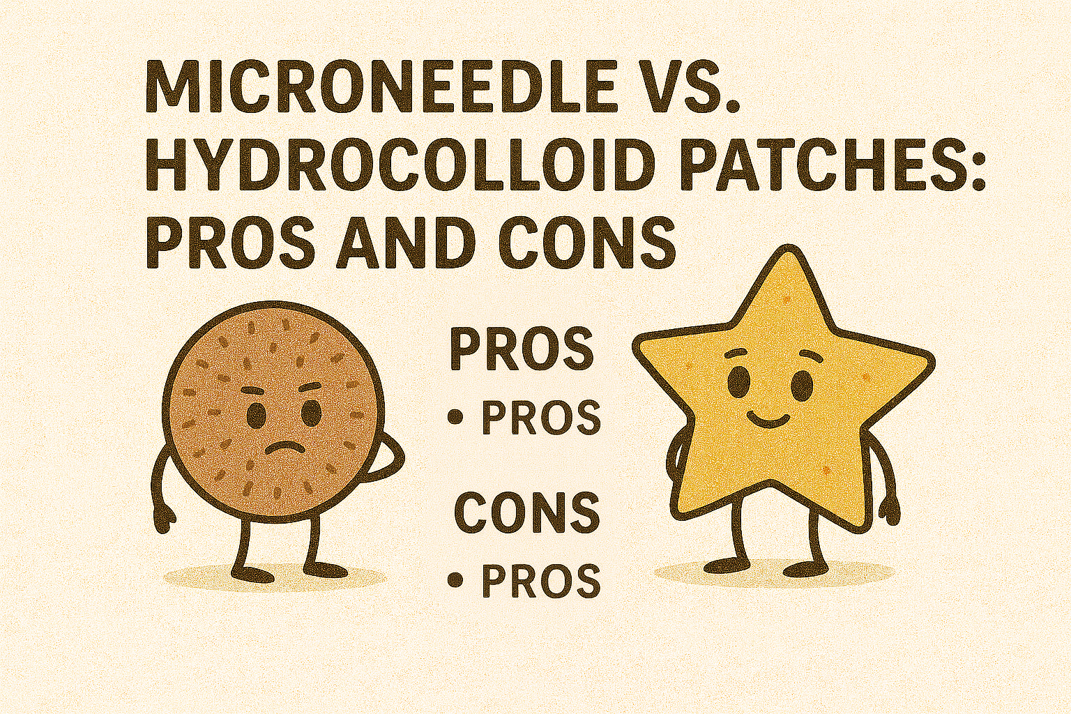 Microneedle vs. Hydrocolloid Patches: Pros and Cons