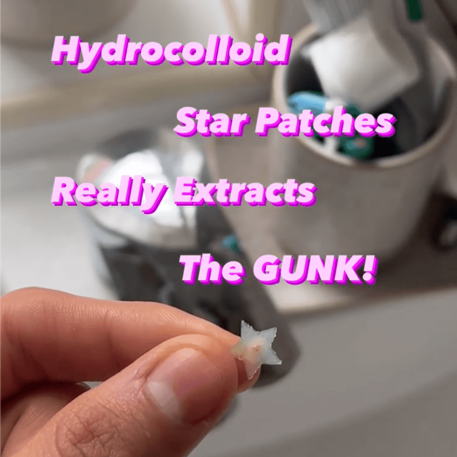 Really Extracts the Gunk Holographic Star Pimple Patch Hydrocolloid 