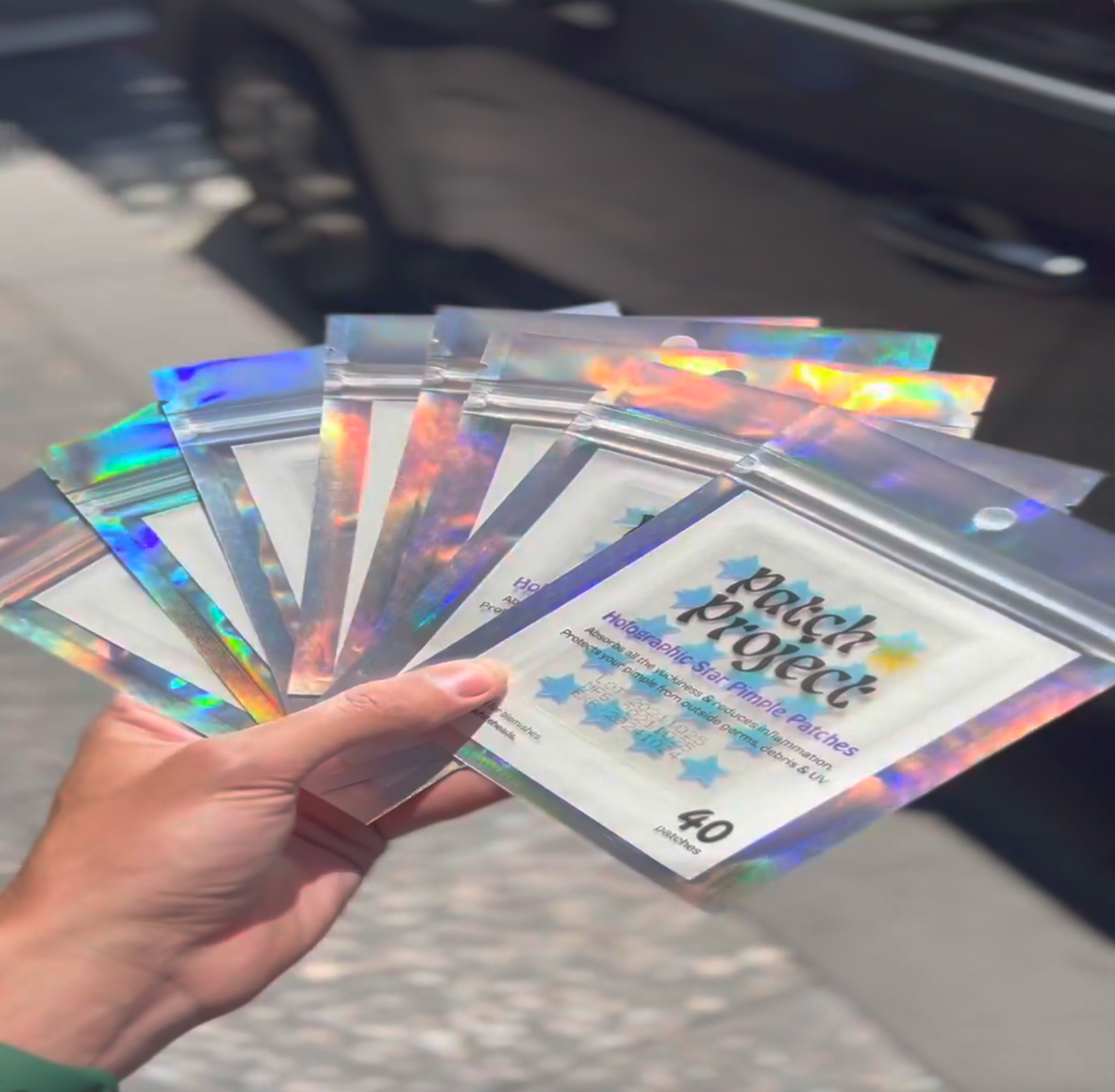 Holographic Star Pimple Patches